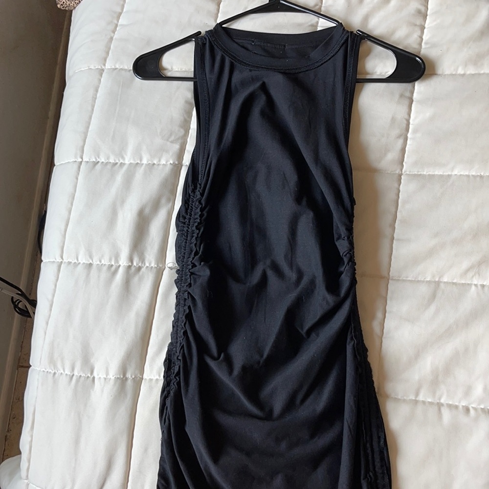 Mini black Lottie Moss dress